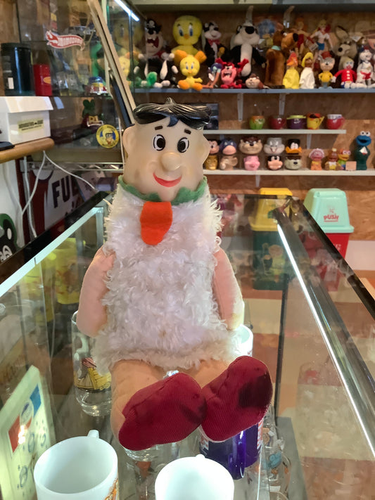 Flintstones knickerbockers Fred Rubber Face Doll White Cloth orange tie Green 1961 / フリントストーン　ニッカーボッカー　フェイスラバー　フレッド　ドール オレンジタイ