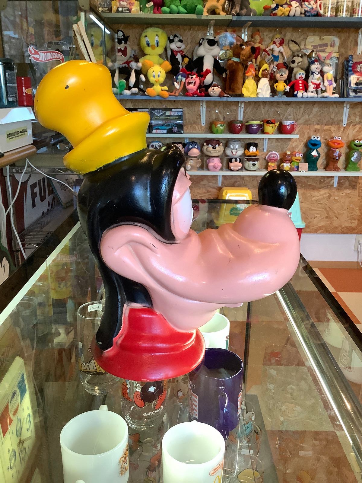 プレイパル ディズニー グーフィー ヘッド ソフビ貯金箱